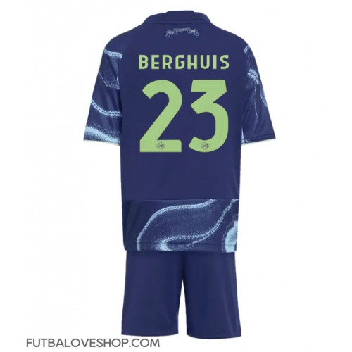 Dres Ajax Steven Berghuis #23 Preč pre deti 2025-26 Krátky Rukáv (+ trenírky)